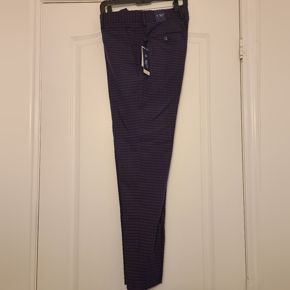 Club Penguin Men's Checkered Dresspants Size 32x32